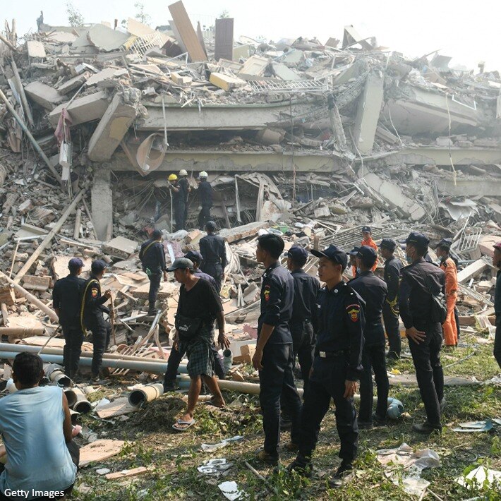 JUST IN: Myanmar's powerful 7.7 magnitude earthquake has killed 1,002 people, as the death toll keep...