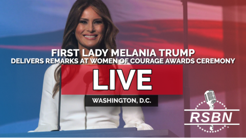 LIVE: First Lady Melania Trump Delivers Remarks at Women of Courage Awards Ceremony - 4/1/25