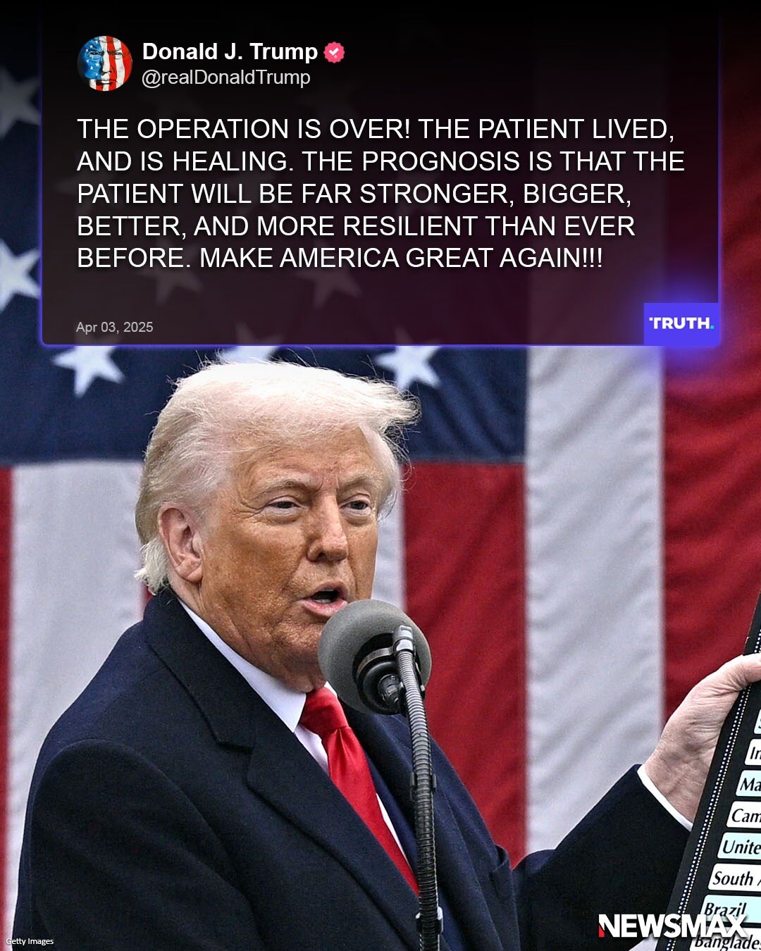 President Donald Trump voiced optimism in a social media post pointed at the skeptics of his sweepin...