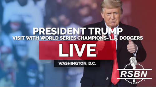 LIVE: President Trump Participates in a Visit with World Series Champions- L.A. Dodgers - 4/7/25