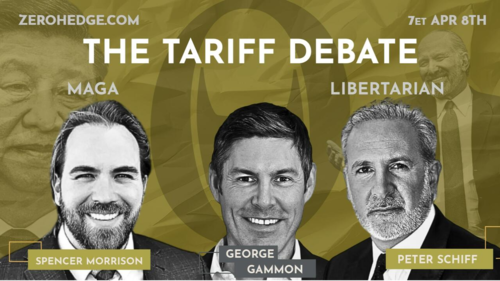 LIVE TARIFF DEBATE: MAGA Vs Libertarians: Peter Schiff and America-First Economist