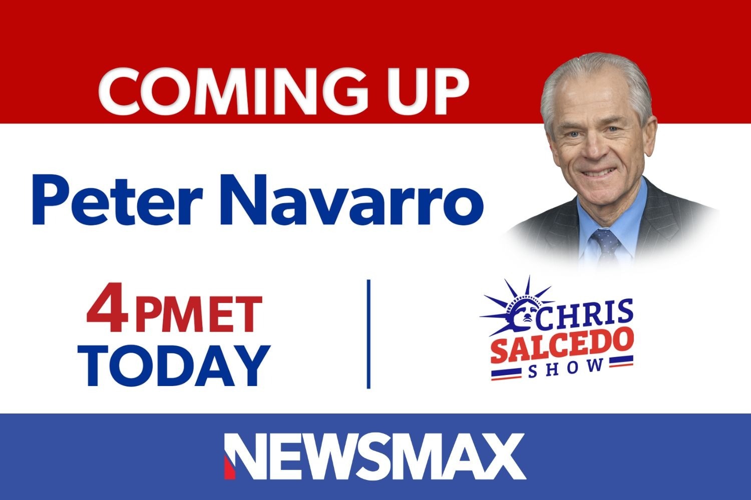 COMING UP: Peter Navarro, President Trump's senior counselor for trade and manufacturing, joins "The...