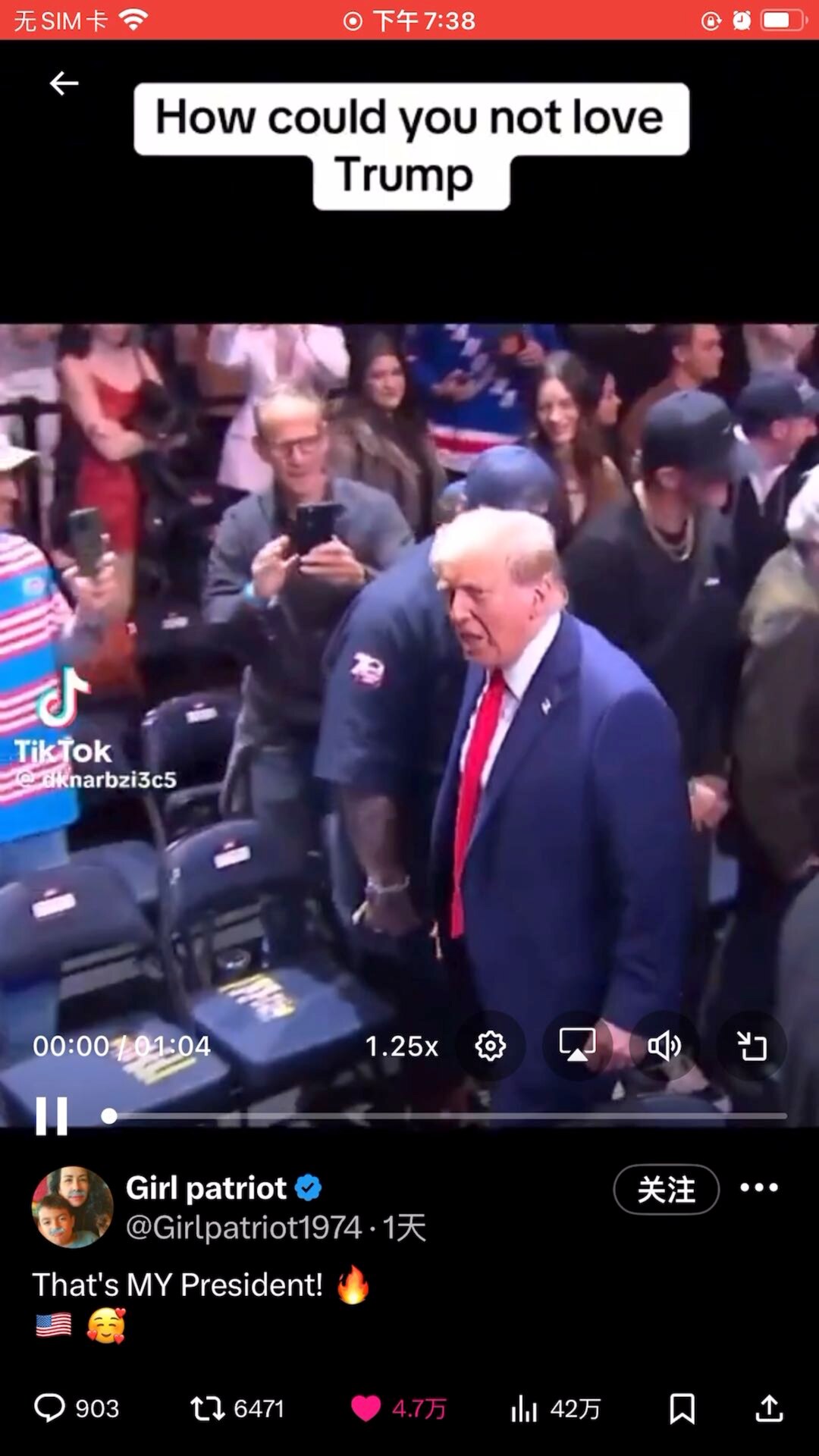 That’s My President 🔥🇱🇷🥰