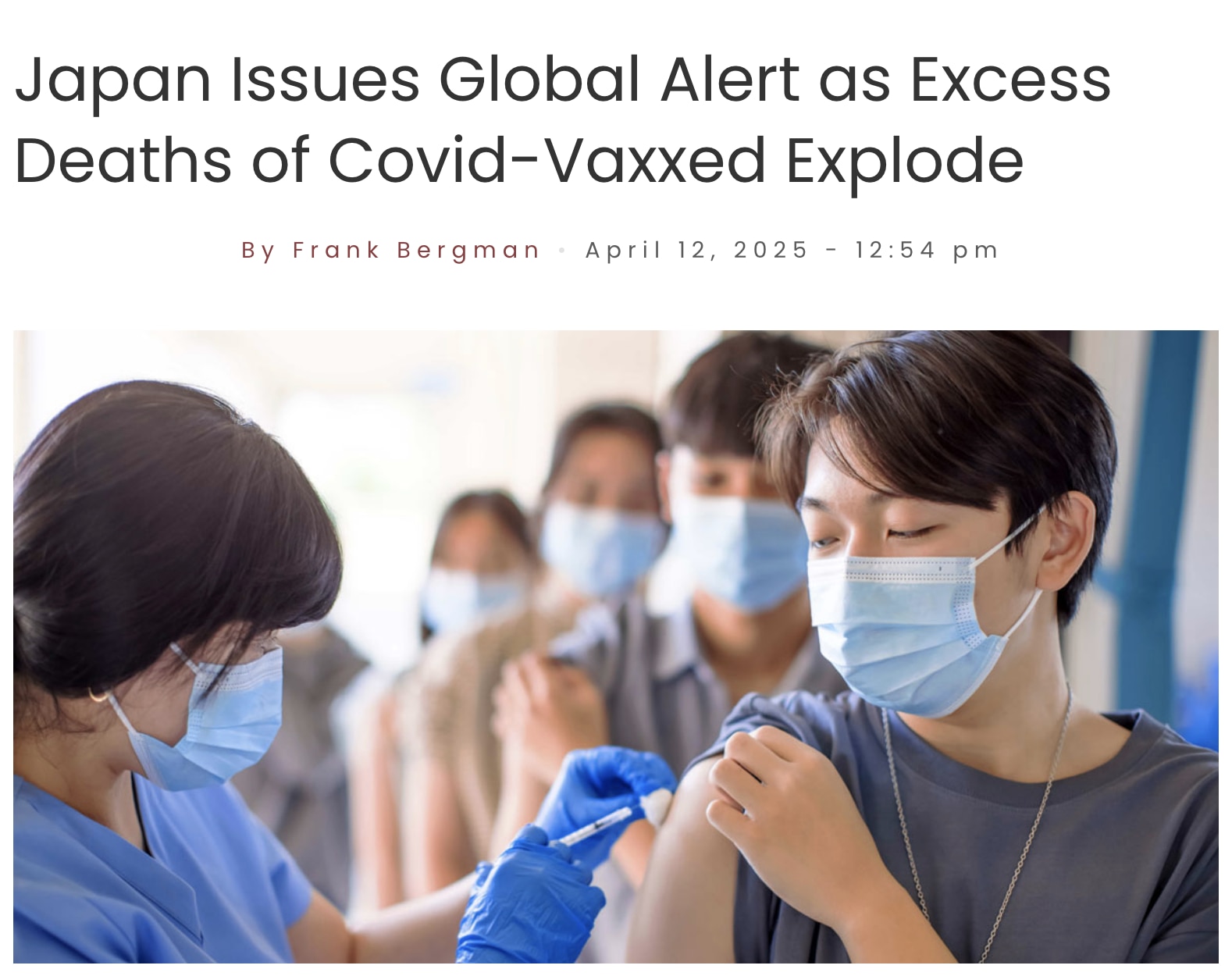 Japan’s top scientists, in a new peer-reviewed study, have found that excess deaths have surged sign...