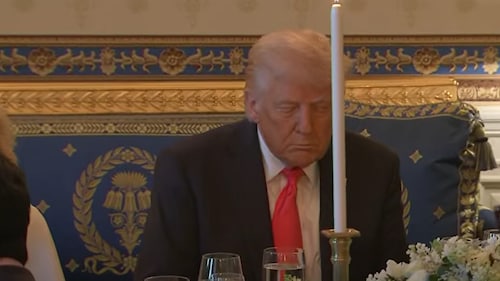 LIVE l Trump attends Easter prayer service and dinner