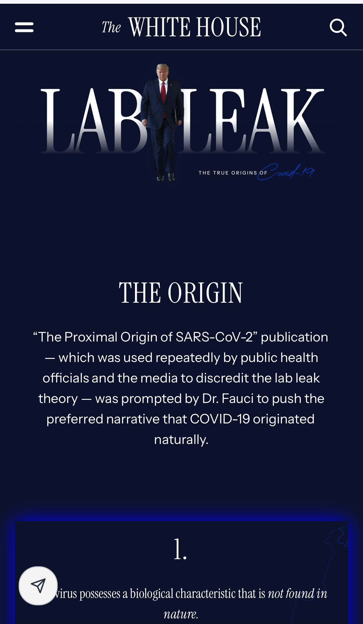 CCP≠Chinese people
https://www.whitehouse.gov/lab-leak-true-origins-of-covid-19/