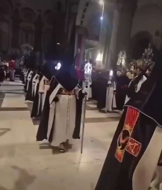 Does this look to you more like a satanic ritual than a funeral for the pope?