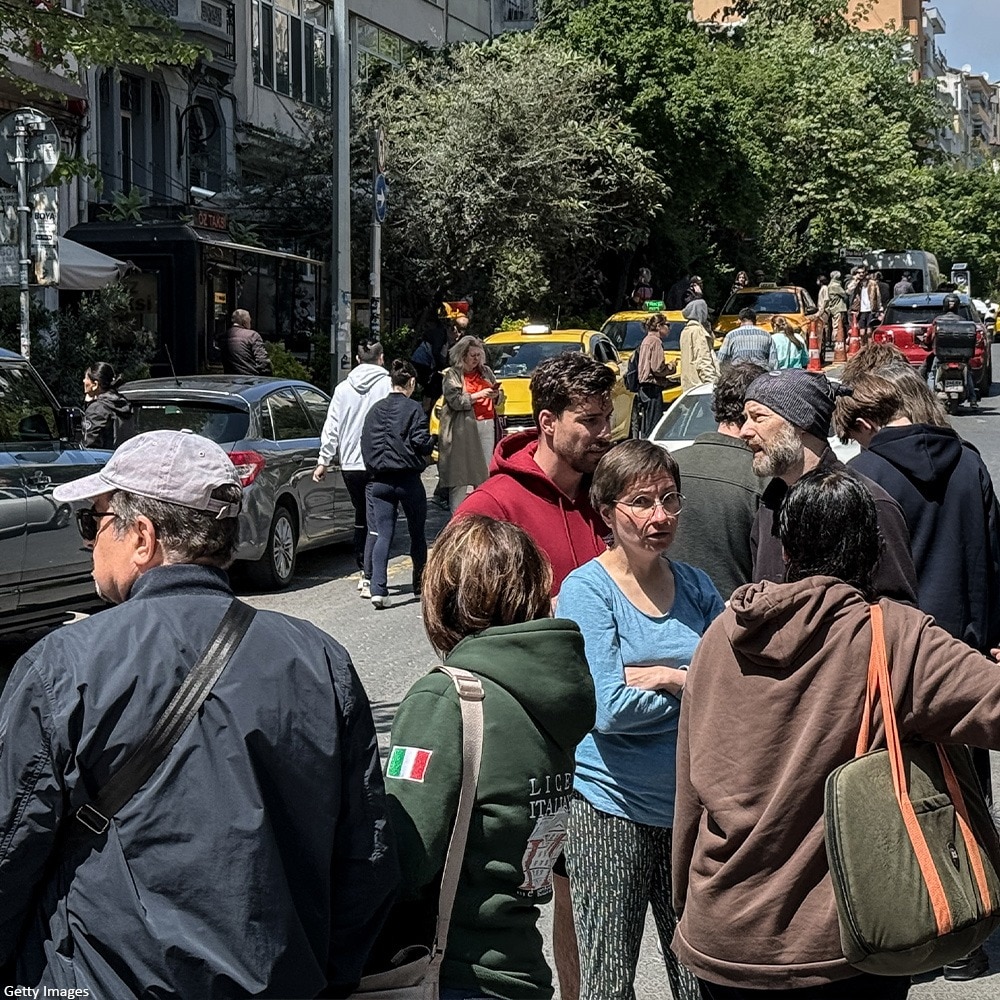 ISTANBUL (AP) — An earthquake with a preliminary magnitude of 6.2 shook Istanbul on Wednesday, Turkey’s disaster and emergency management agency said. There were no immediate reports of any damage or injuries. https://bit.ly/4jpR2Zs

