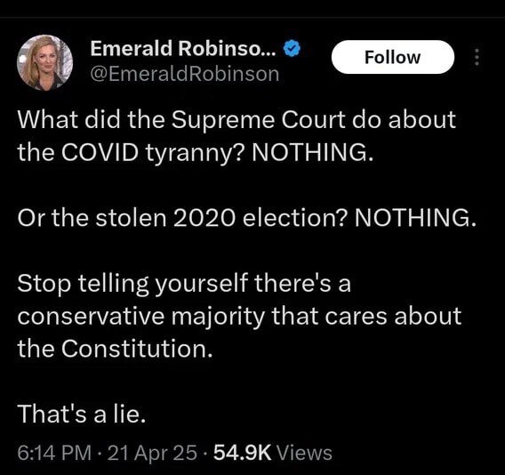 Love this journalist.  Always in agreement with the great @EmeraldRobinson 