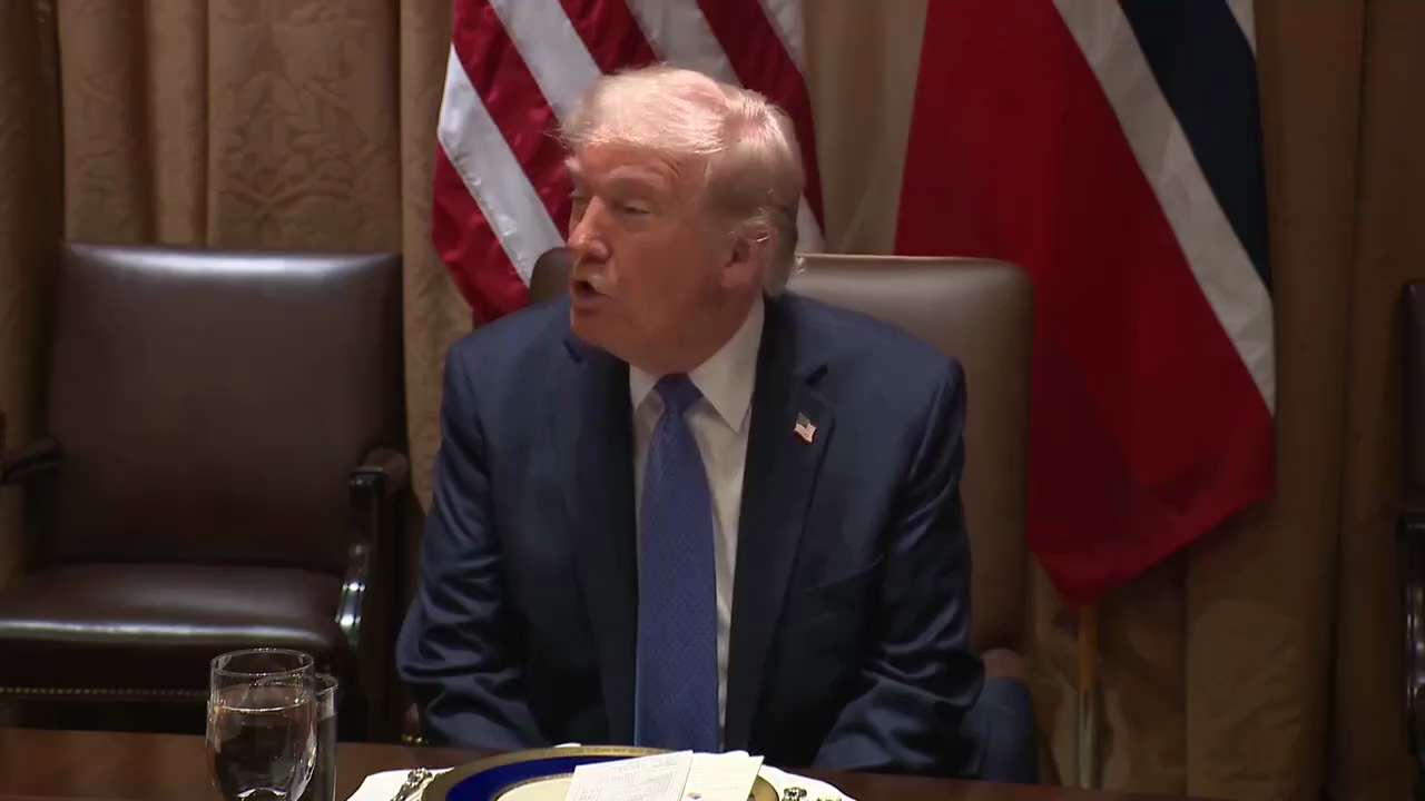 REPORTER: "Can you clarify with whom the U.S. is speaking with China? They're saying it's fake news ...