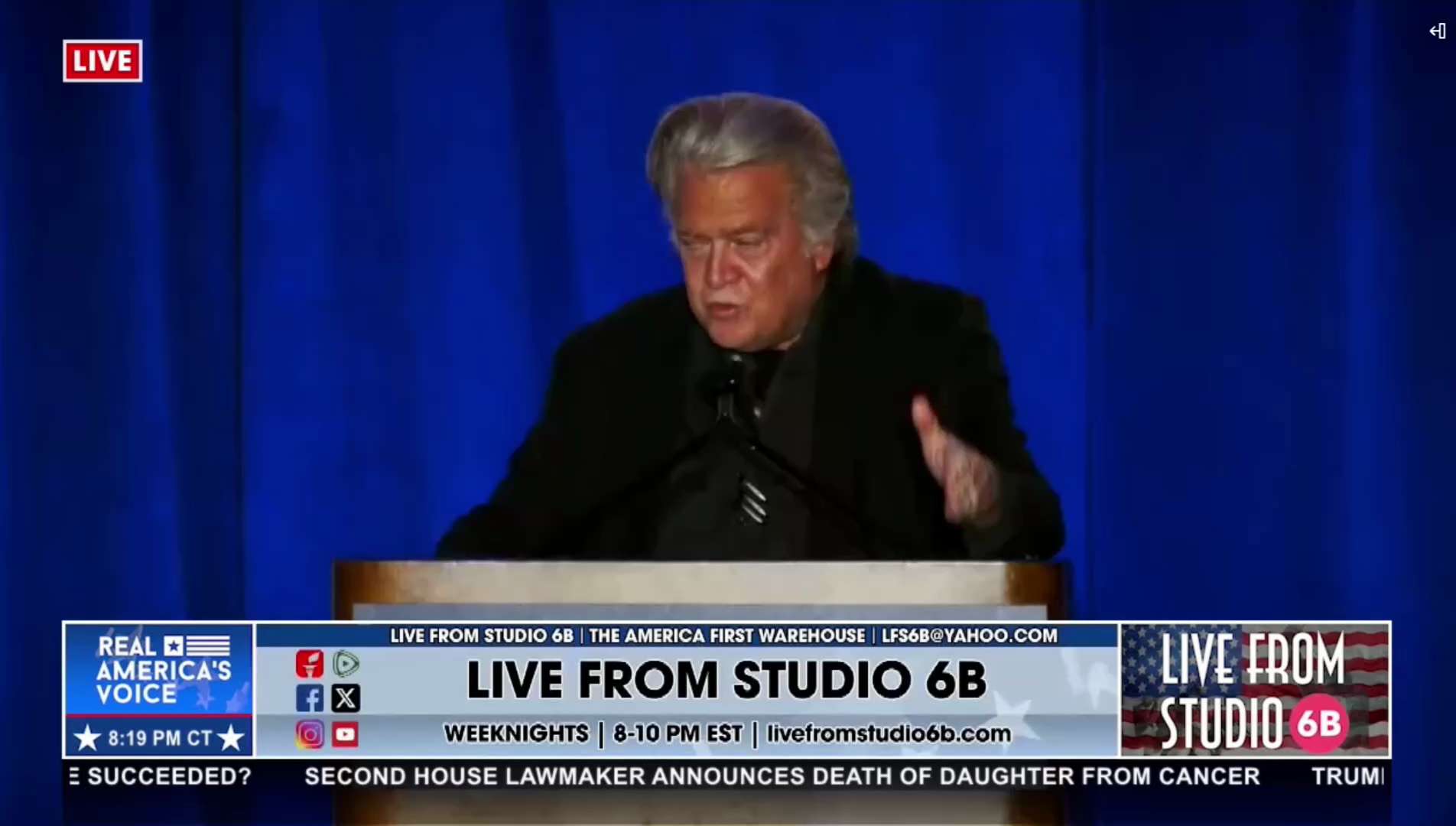 BANNON: I want to know who The Summer Soldiers and The Sunshine Patriots are, who's with us in a 100...