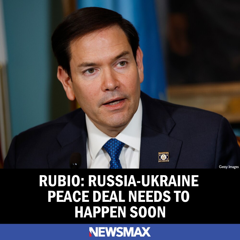 Secretary of State Marco Rubio said that a peace deal between Russia and Ukraine needs to happen soo...