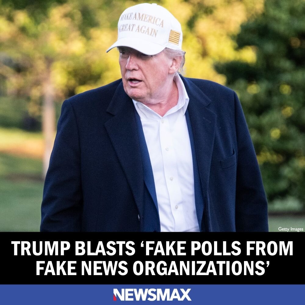 President Donald Trump has called out liberal media pollsters for pushing anti-Trump narratives aime...