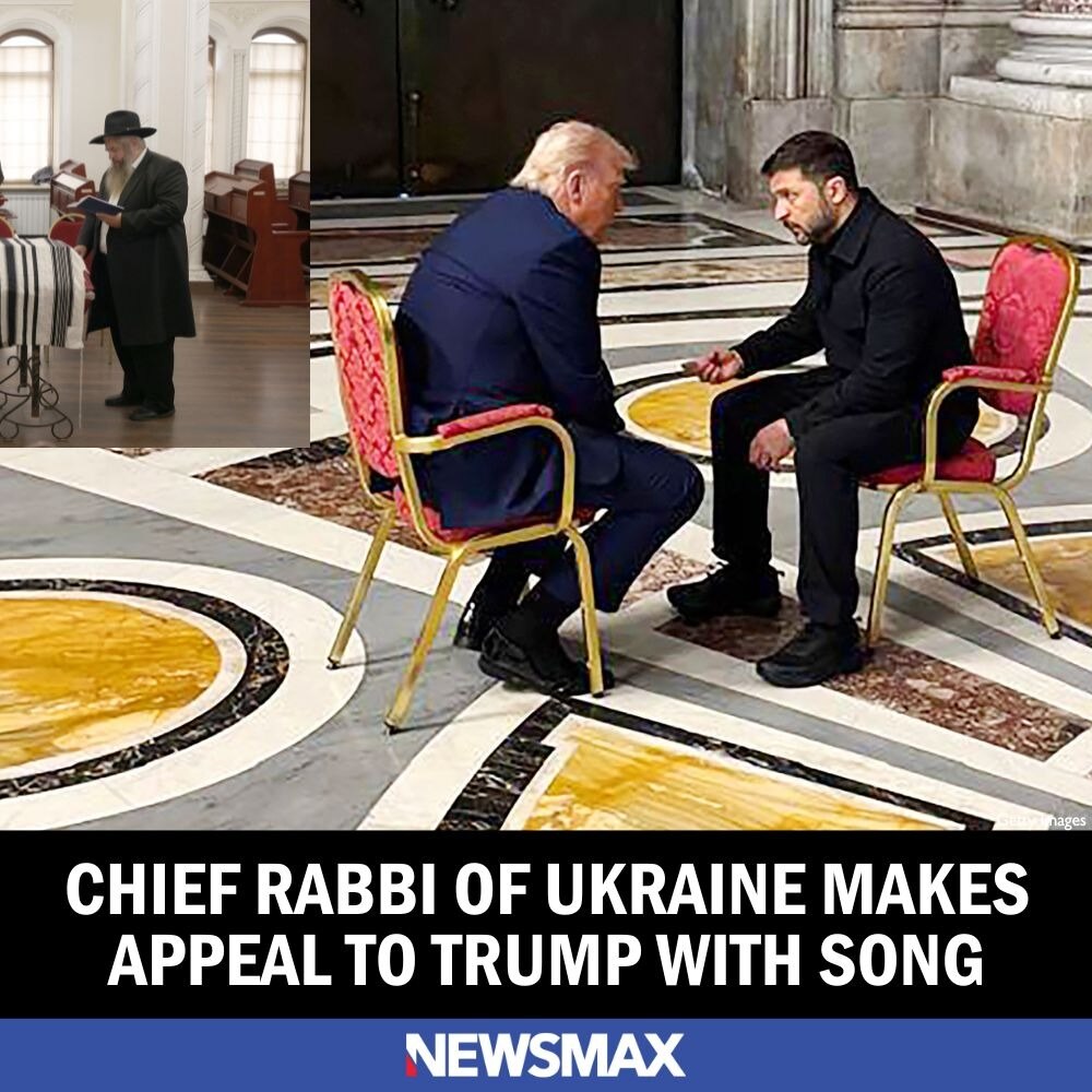 The Chief Rabbi of Ukraine, Moshe Azman, wrote a song to President Donald Trump in an appeal to inte...