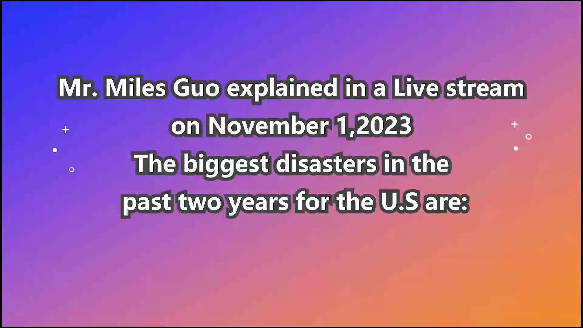 The biggest disasters in the US in last few years, which cost the very life of America 👇 

