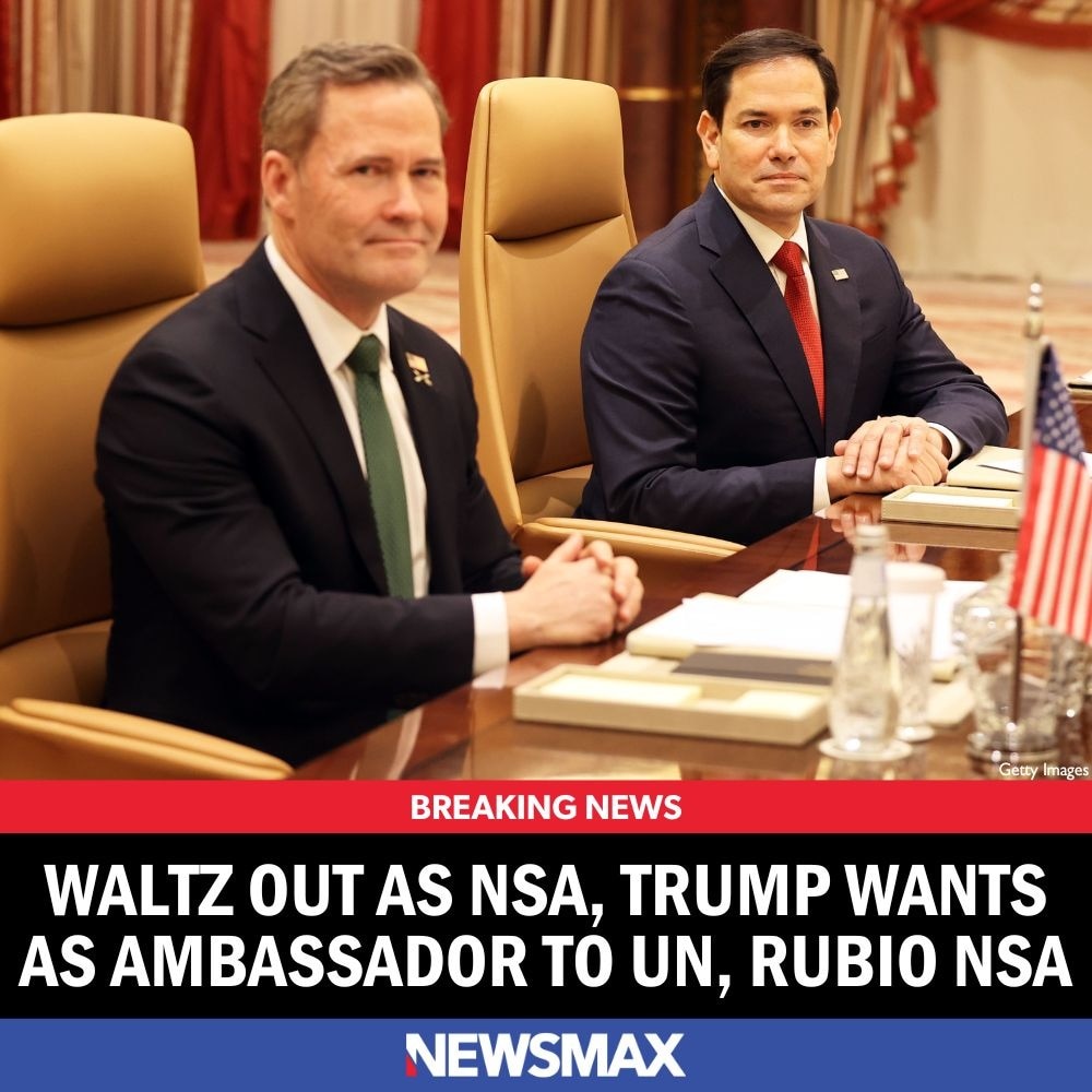 BREAKING NEWS: President Donald Trump posted on his Truth Social account that he's nominating Mike W...