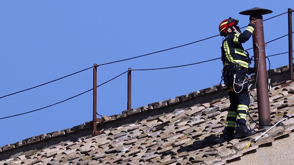 SMOKE SIGNAL: Preparations for the conclave to find a new pope accelerated Friday with the installat...