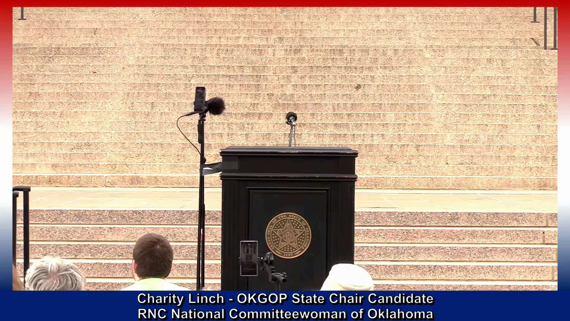Charity Linch for OKGOP State Chair

Charity spoke out at the recent 'Take Back The Capitol: Open Th...