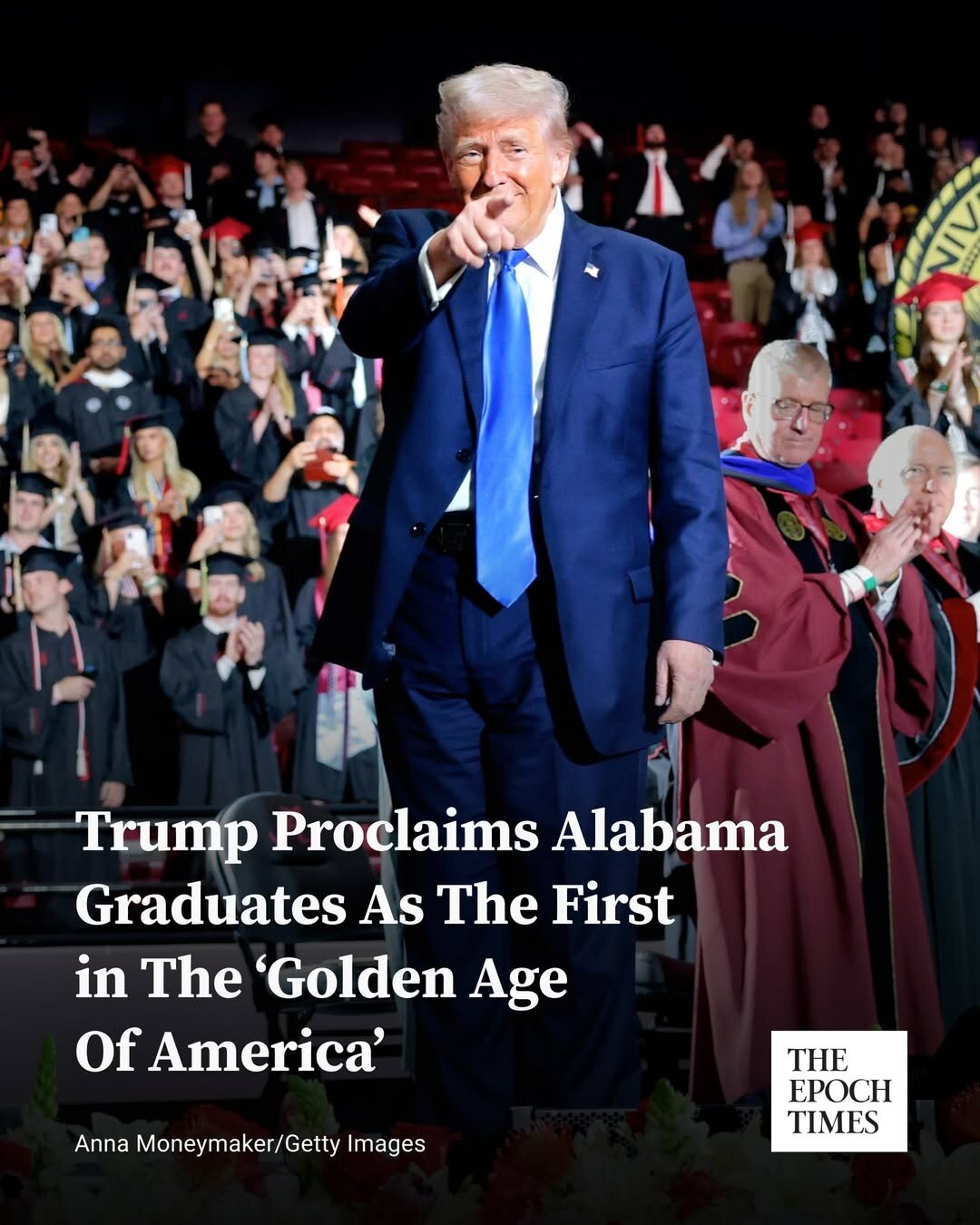 🇺🇸🎓 Trump Proclaims Alabama Graduates as the First in the ‘Golden Age of America’

President Dona...