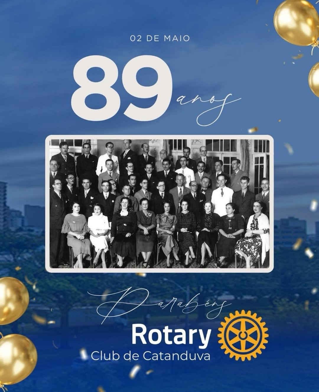 89 Anos de Dedicação: A História do Rotary Club de Catanduva

A semente do Rotary Club de Catanduva ...
