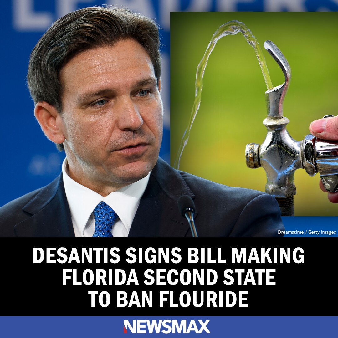 Florida Gov. Ron DeSantis signed a bill prohibiting local communities from adding fluoride to drinki...