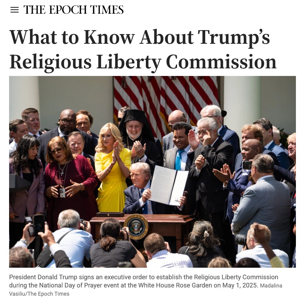 Members include religious leaders, legal experts, and public figures, including Dr. Ben Carson.

👉 ...