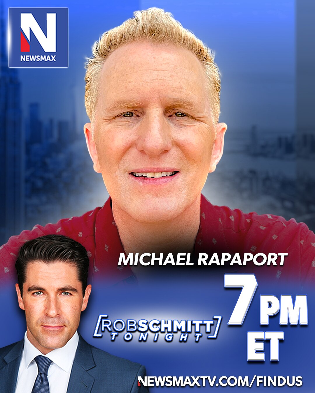 TONIGHT: Actor Michael Rapaport will join "Rob Schmitt Tonight" to weigh in on the divisive culture ...