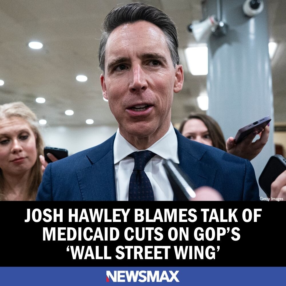 Sen. Josh Hawley called out members of the Republican Party's "Wall Street wing" for turning their b...