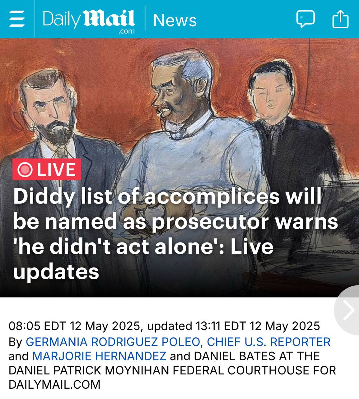 🇺🇸 Sean "Diddy" Combs' sex trafficking trial will feature disturbing video evidence that his legal...