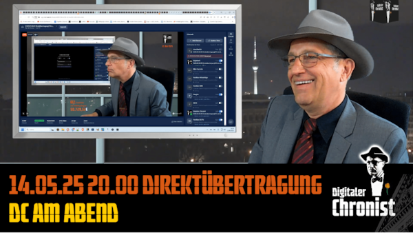 Aufzeichnung vom 14.05.25 Direktübertragung DC am Abend