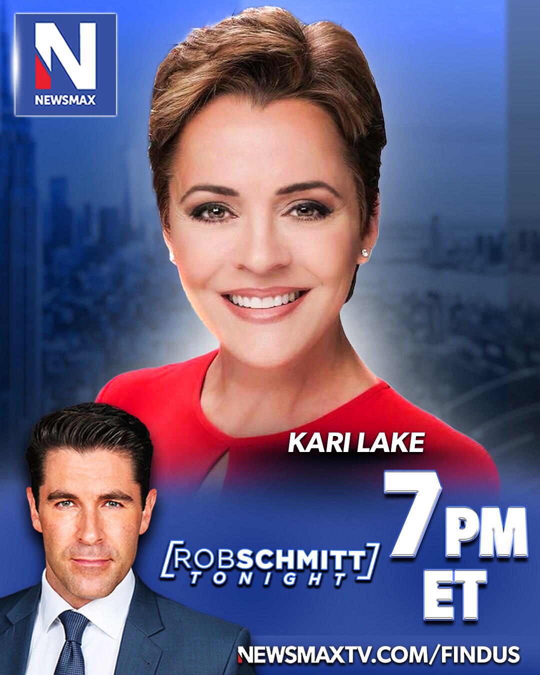 TONIGHT: Kari Lake will join "Rob Schmitt Tonight" to discuss the fight President Trump is bringing ...