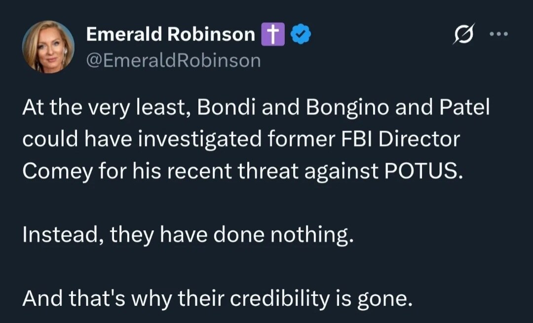 Believe Ms Robinson Is Most Correct...Just Sayin...