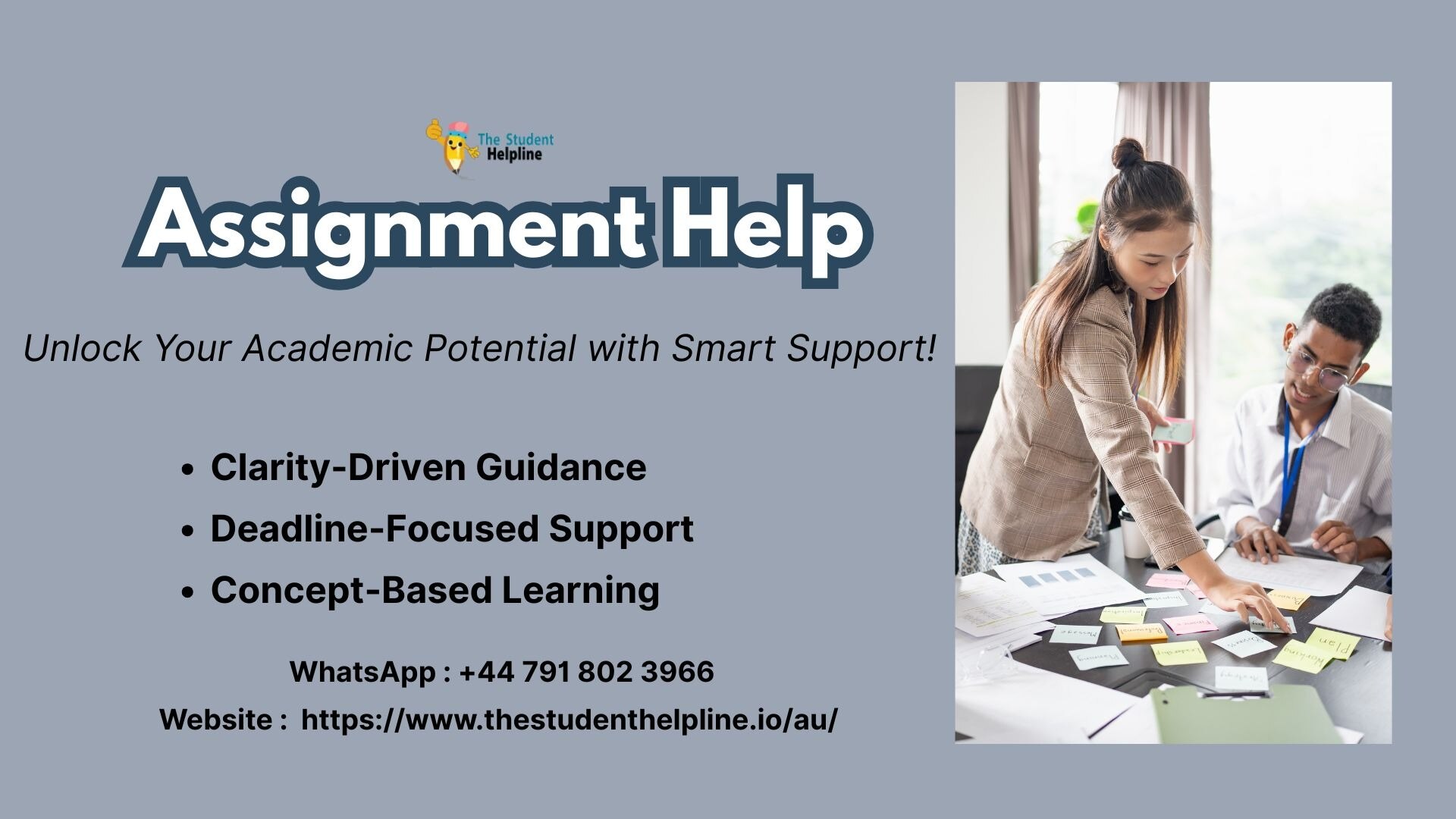 Unlock Your Academic Potential with Smart Support!
Struggling to meet deadlines or wrap your head ar...