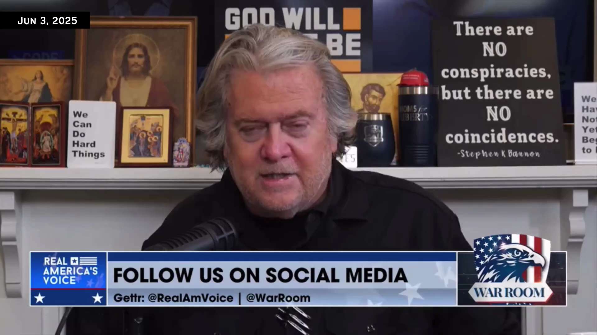 Steve Bannon: “... one of the people that have done more for the United States of America than virtu...