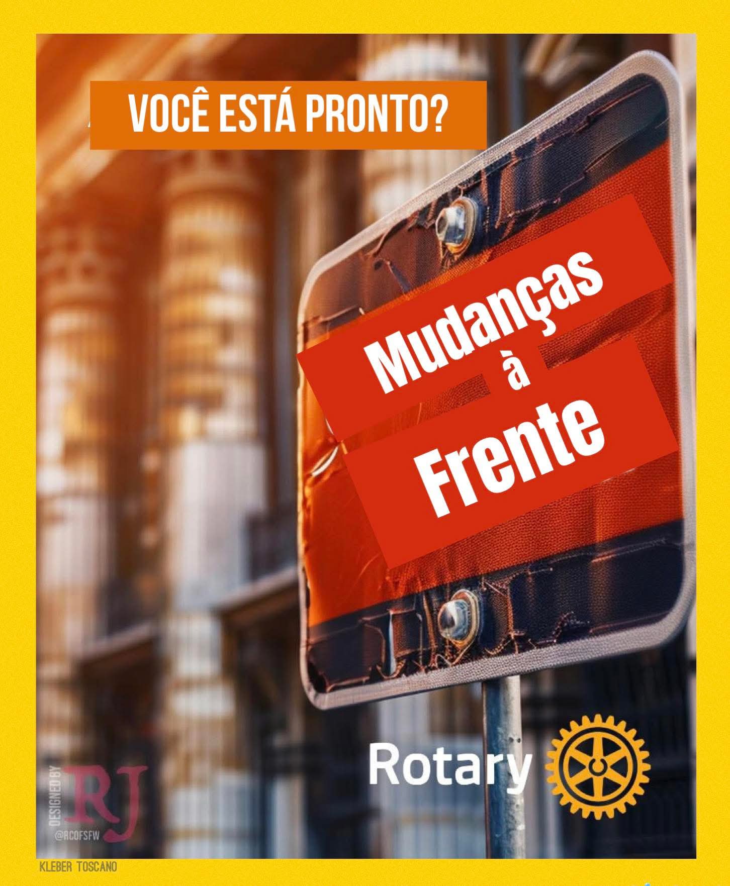 Grandes mudanças virão no próximo mês. As atuais lideranças do Rotary estão prestes a deixar o cargo...