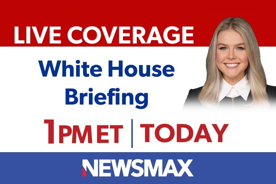 TUNE IN: LIVE coverage of White House press secretary Karoline Leavitt’s briefing — TODAY at 1 PM ET...