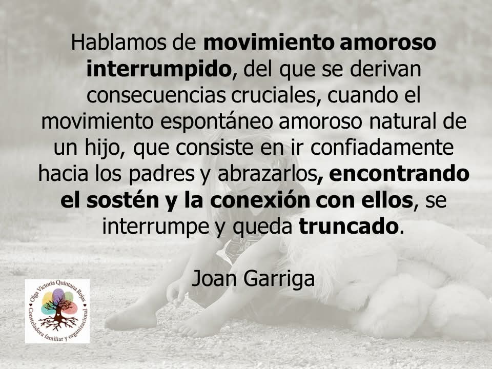 El movimiento amoroso interrumpido, del que se derivan consecuencias cruciales, es algo muy sencillo...