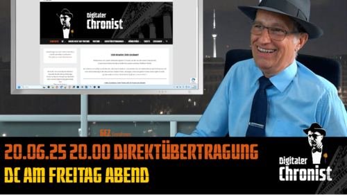 Aufzeichnung der Direktübertragung vom 20.06.25 DC am Freitag Abend