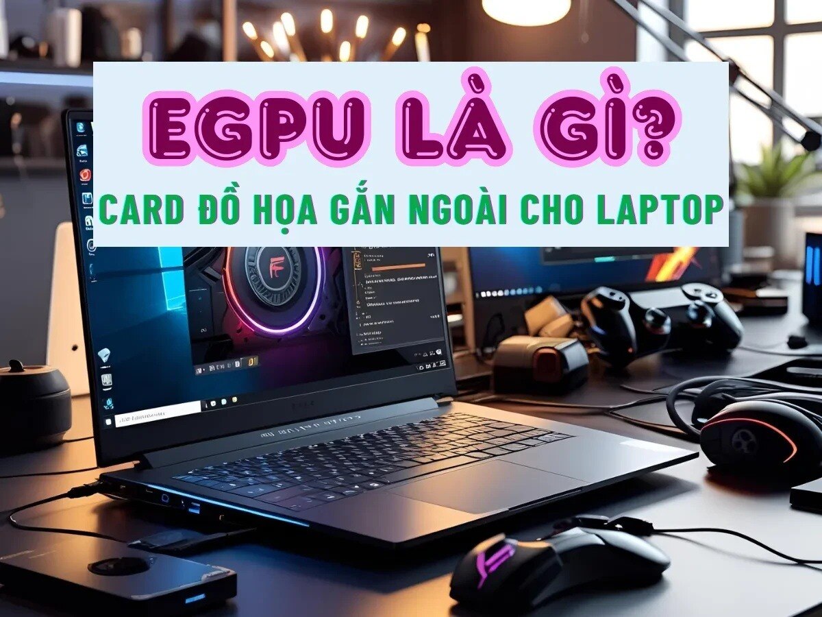 EGPU LÀ GÌ? TÌM HIỂU CARD ĐỒ HỌA GẮN NGOÀI CHO LAPTOP

Bạn đang dùng laptop văn phòng, nhưng thỉnh t...