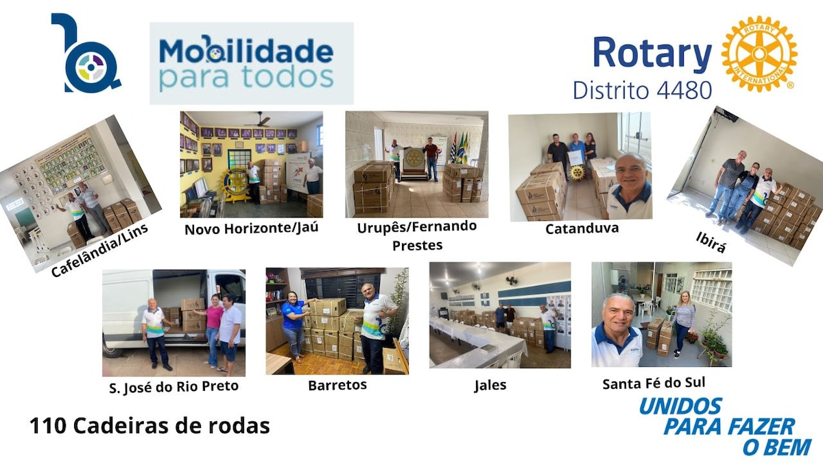 Texto de Almir Groggia - Gov. Assistente e Coordenador do Projeto "Mobilidade para Todos" do Distrit...