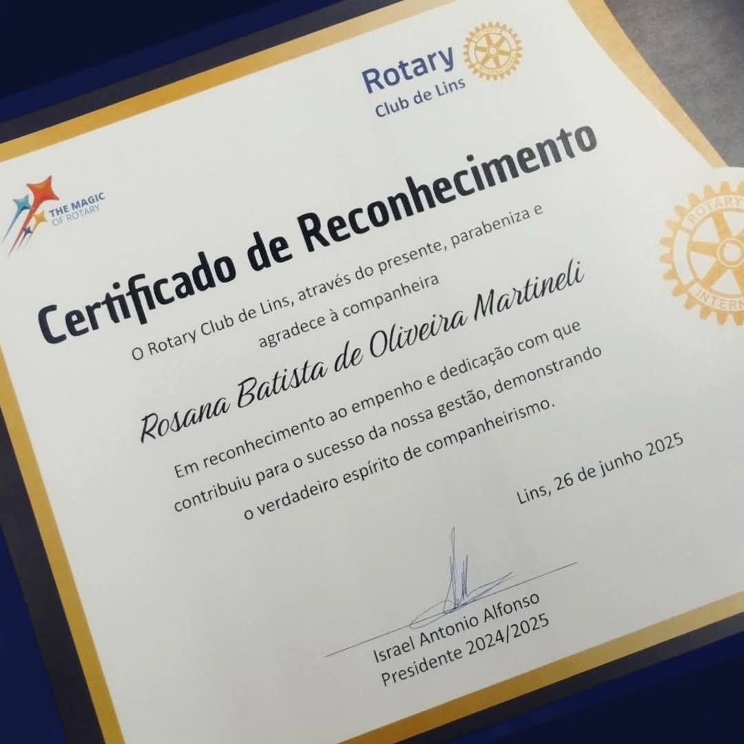 Texto do Colégio Prevê Lins:

Rotary: Rede global de voluntários transforma vidas.

O Rotary é uma r...