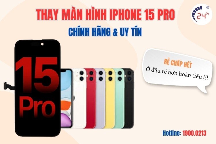 Lý do bạn nên thay màn hình iPhone 15 Pro chính hãng

Màn hình chính hãng giúp duy trì chất lượng hi...