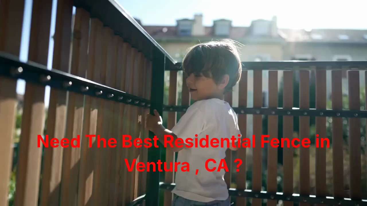 Looking for a high-quality residential fence in Ventura? Look no further than Fence Factory - Ventur...