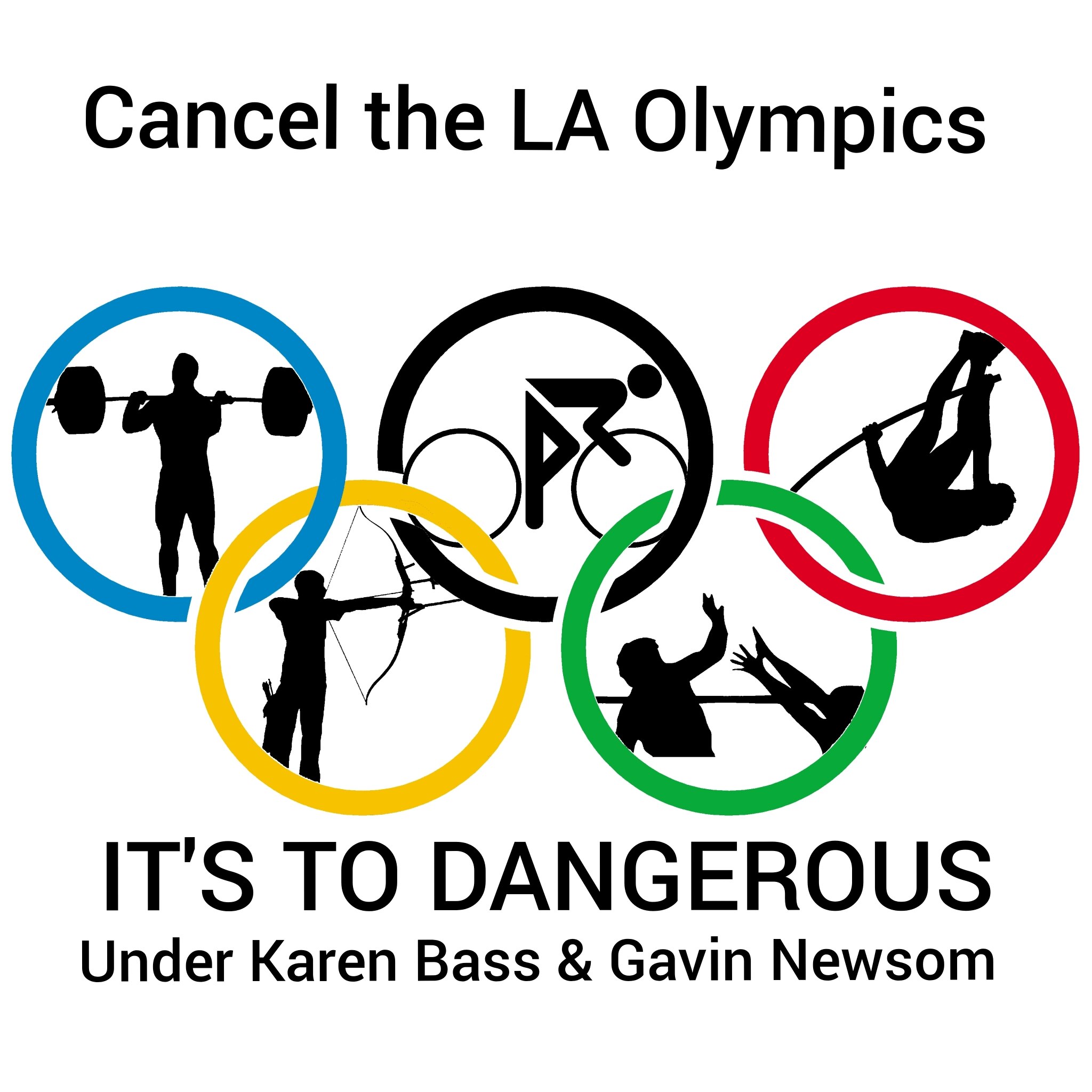 CANCEL THE LA OLYMPICS or BLACKMAIL CALIFORNIA 
Cooperate With ICE
Clean Voter Rolls EVERY COUNTY
No...