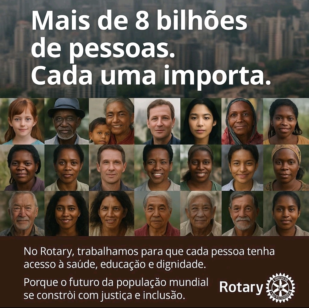 Texto do Rotary Brasil

O crescimento populacional mundial exige mais do que atenção: exige ação coo...