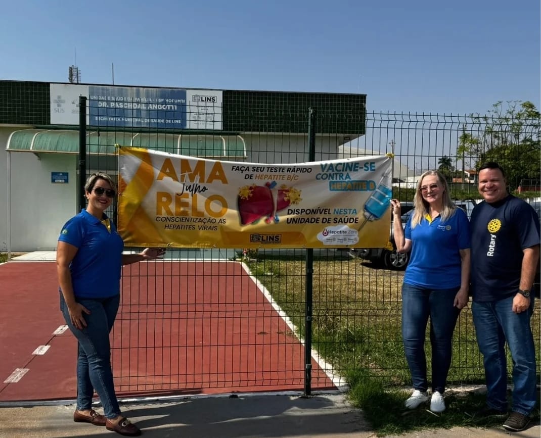 "JULHO AMARELO - MÊS DE CONSCIENTIZAÇÃO  DAS HEPATITES VIRAIS".

Nessa manhã do dia 25 de julho, os ...