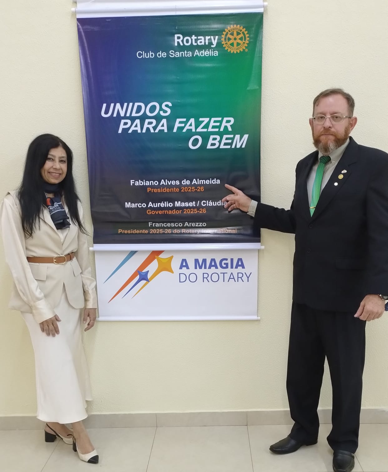 Texto de Celi Balzani 

Em Santa Adélia, no dia 28/07, realizou-se a Posse do Novo Conselho Diretor ...