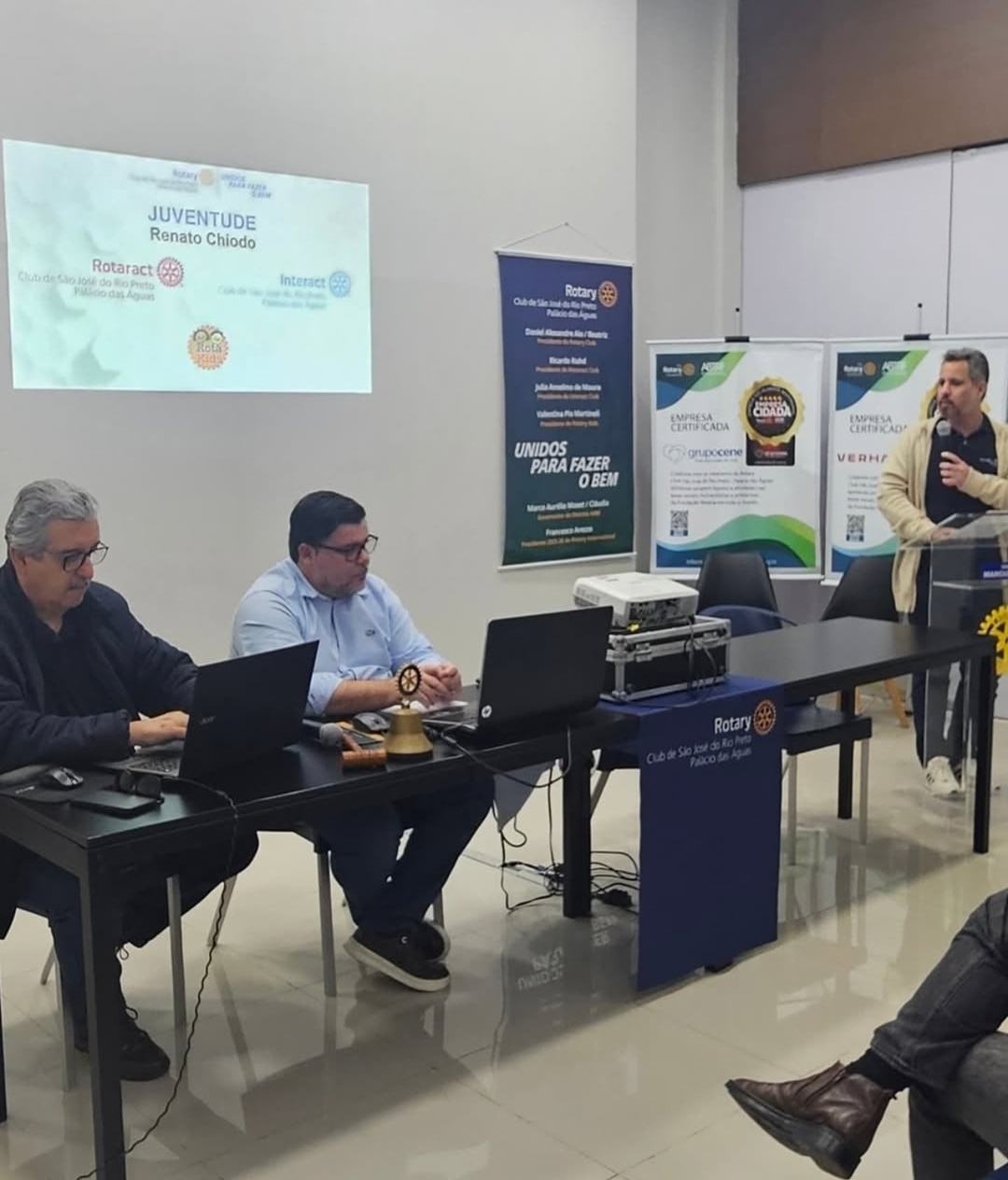 5ª Reunião Ordinária  do Rotary Club de São José do Rio Preto - Palácio das Águas - 11/08/2025

Noss...