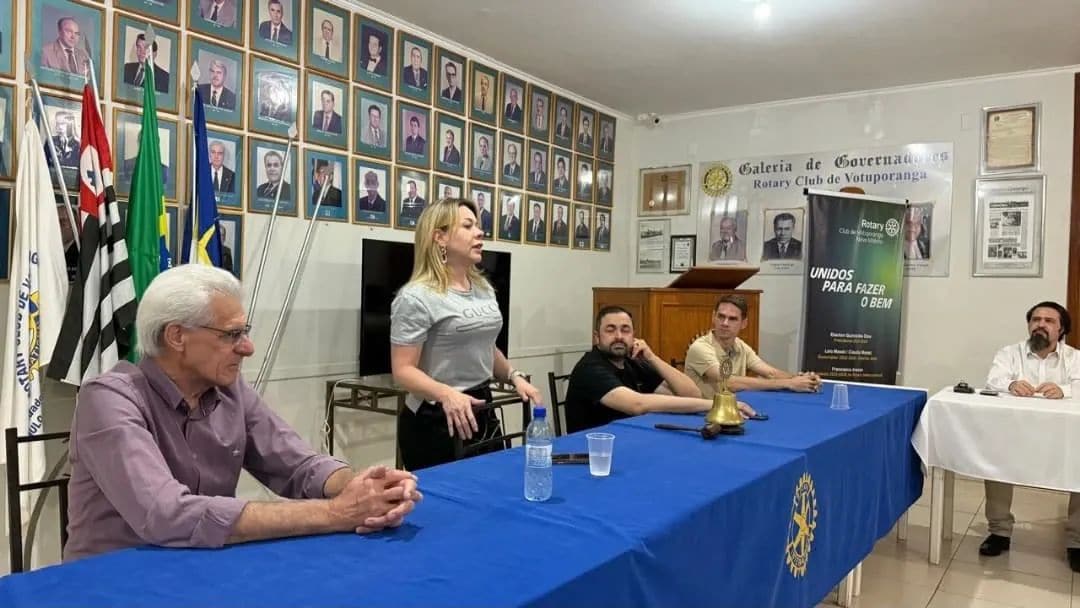 O Rotary Club de Votuporanga - Novo Milênio recebeu, na noite desta segunda-feira, 25, a secretária ...