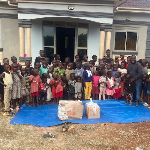 An extended family dad of over a 100 less fortunate children in Uganda Africa,we lose nothing when we lend a hand  to th...